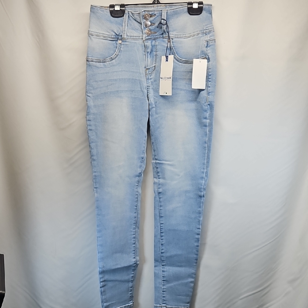 Wallflower Light Blue High Rise Women's Jeans